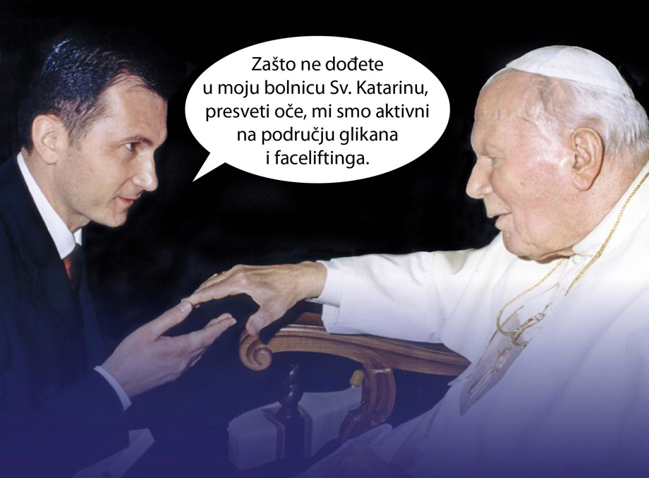 Dragan Primorac i papa Ivan Pavao II