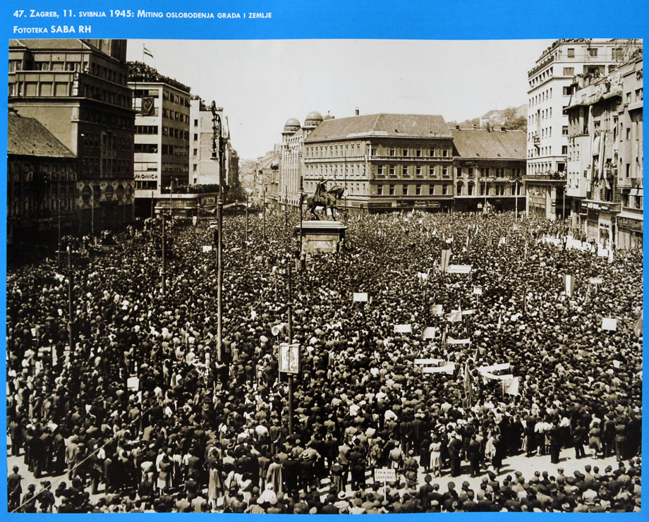 Miting oslobođenja, Zagreb