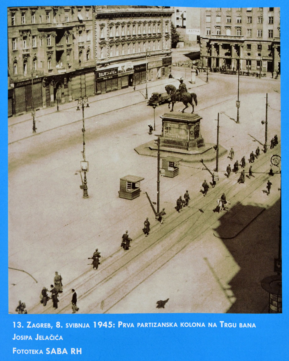 Ulazak prve partizanske kolone, Zagreb