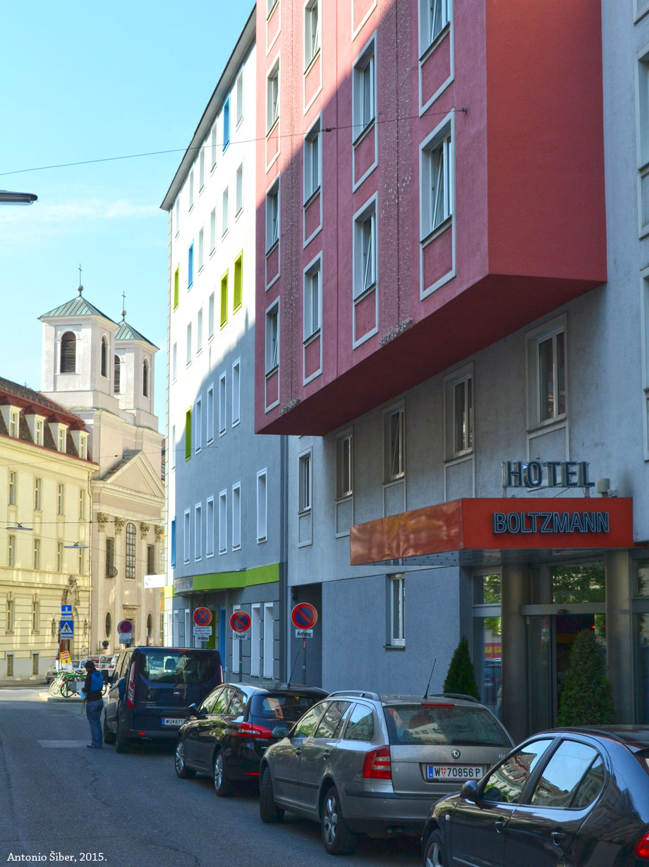 Beč, hotel Boltzmann