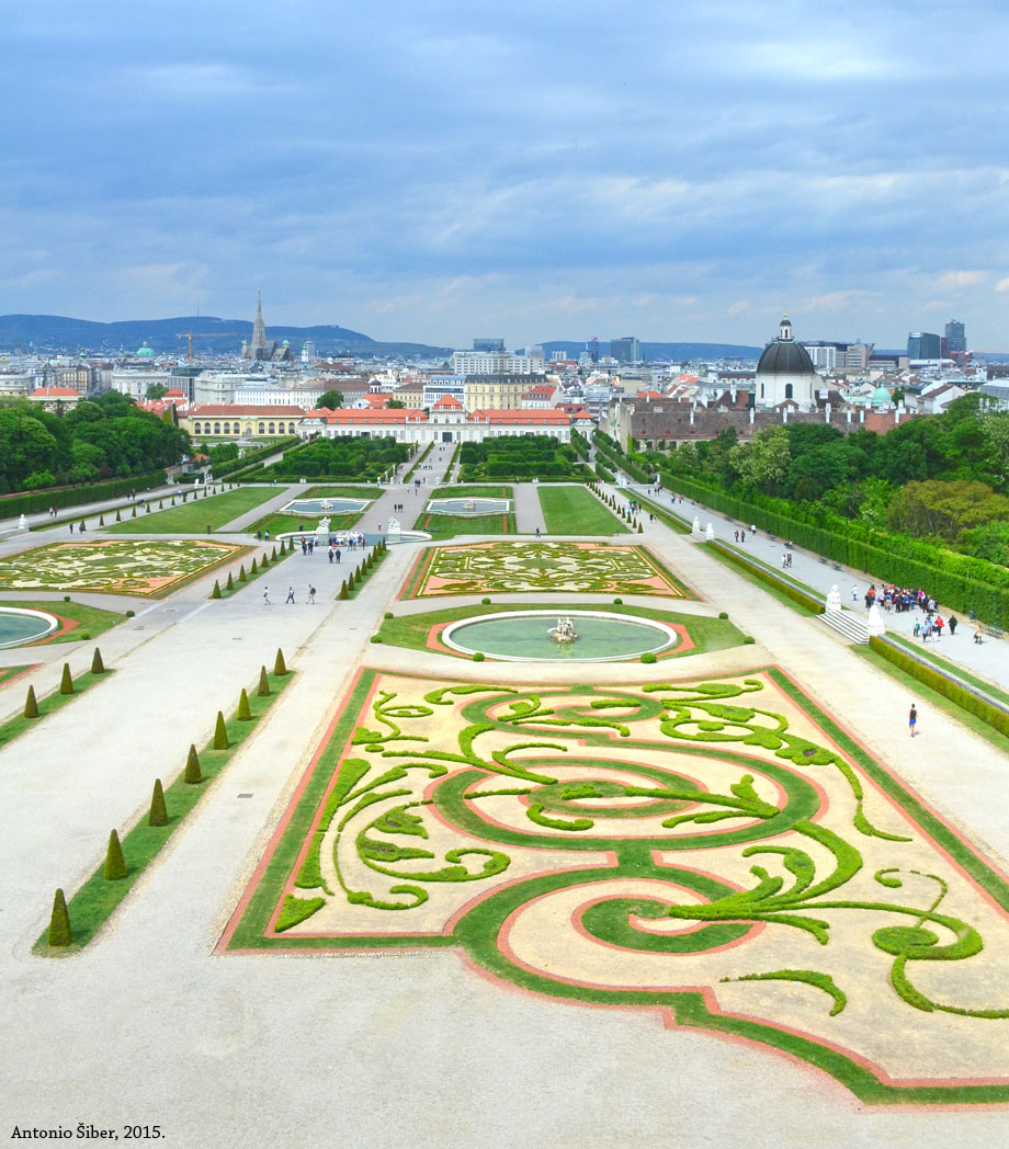 Park, Belvedere, Beč