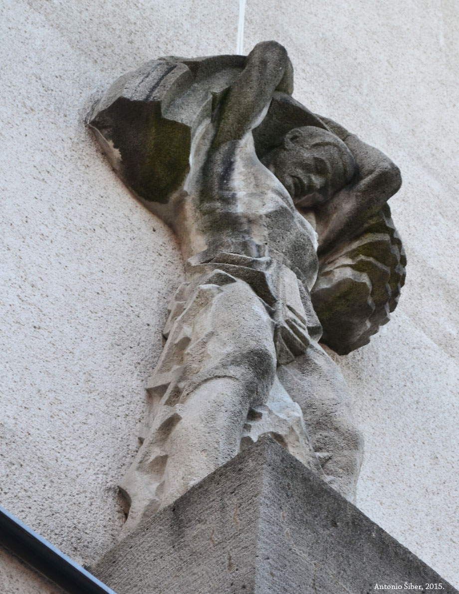 Lindenhof, statua