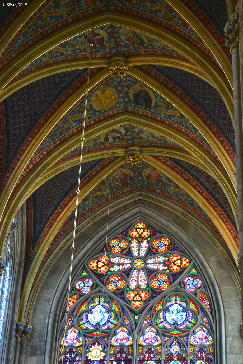 Votivkirche, Beč, vitraj