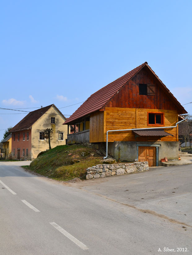 Orišje, kuće
