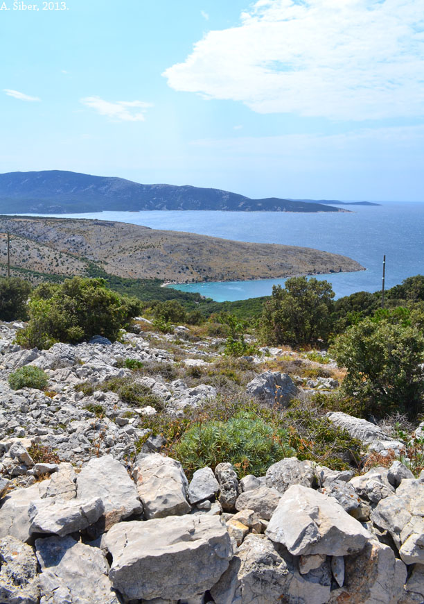 Pogled na Lošinj s Ustrina