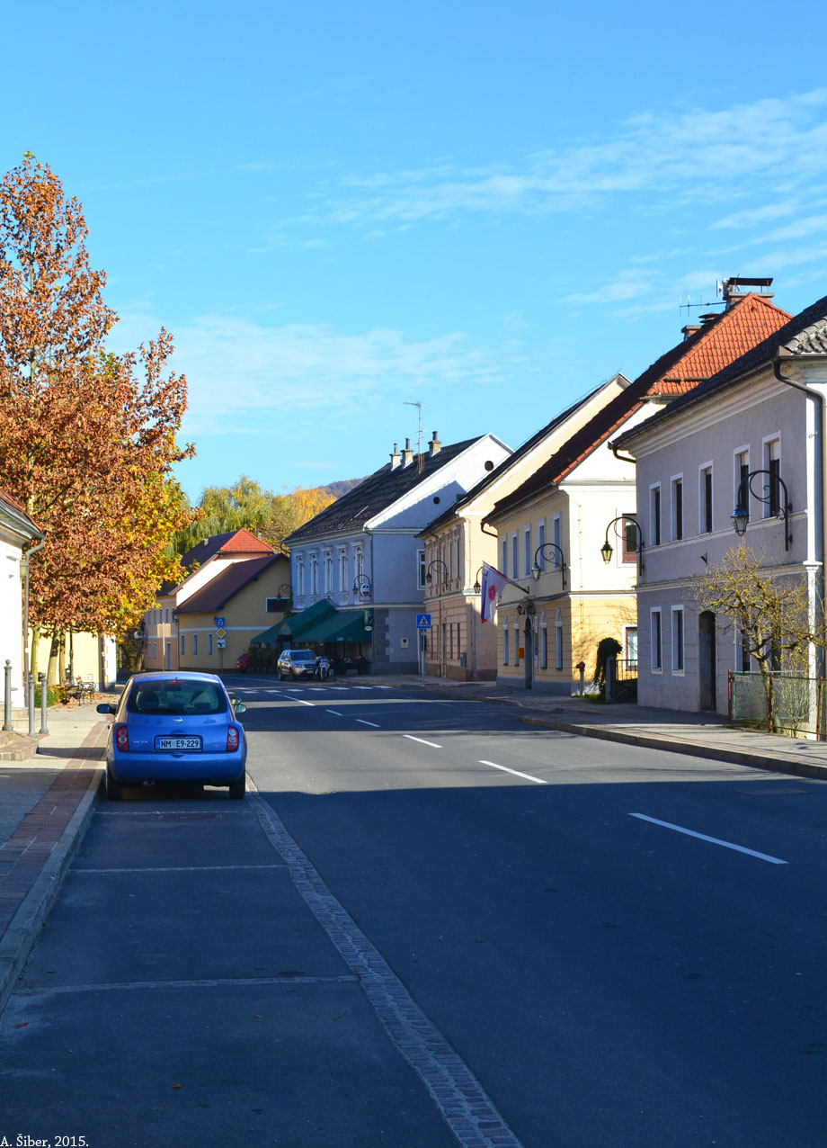 Kostanjevica, Grajska cesta