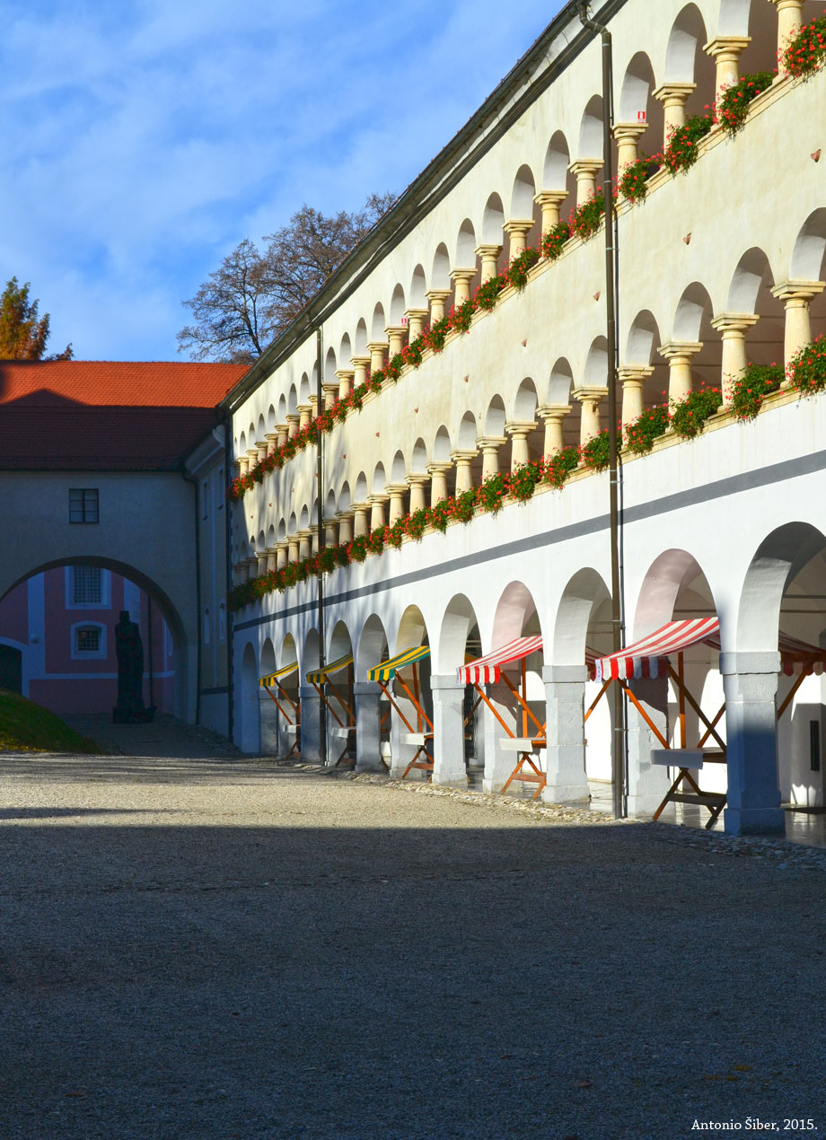 Kostanjevica, samostan, hodnik