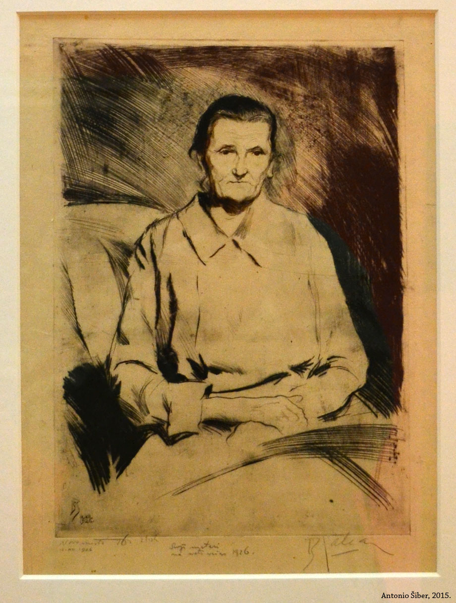 Božidar Jakac, majka