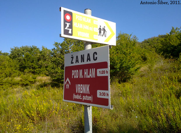 Žanac, putkokaz
