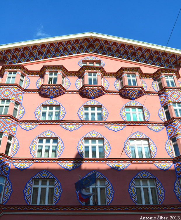 Art Nouveau fasada u Ljubljani