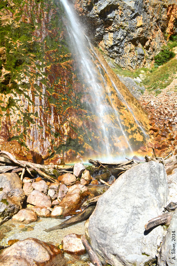 Logarska dolina, slap Rinka