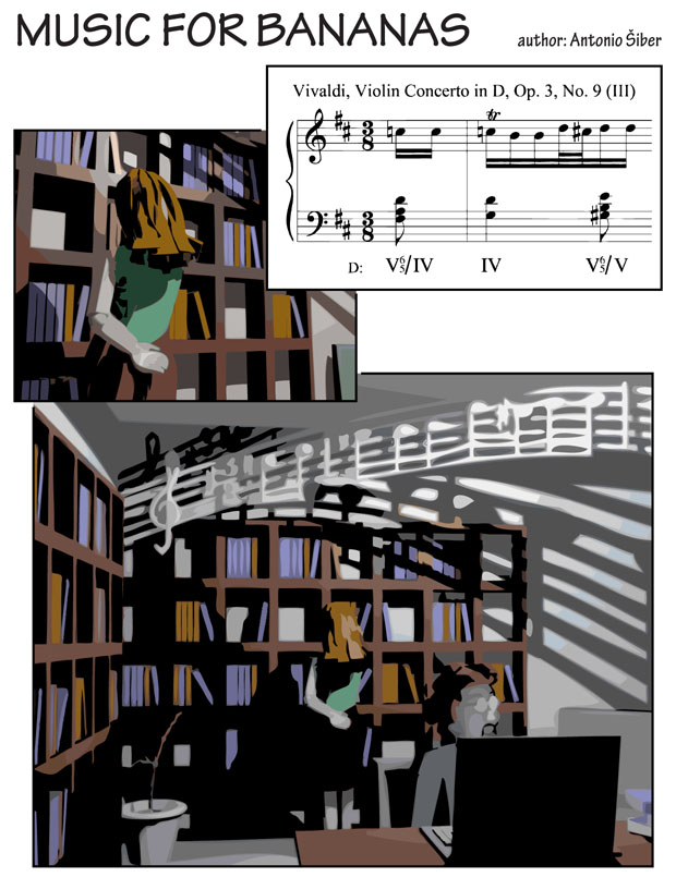 strip, comic, people, room