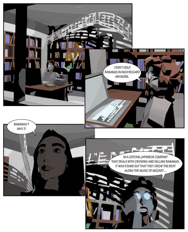 strip, comic, people, music, Vivaldi