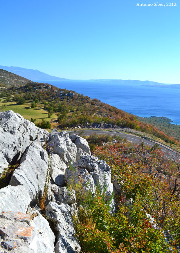 Pogled s vidikovca Kuk na istok