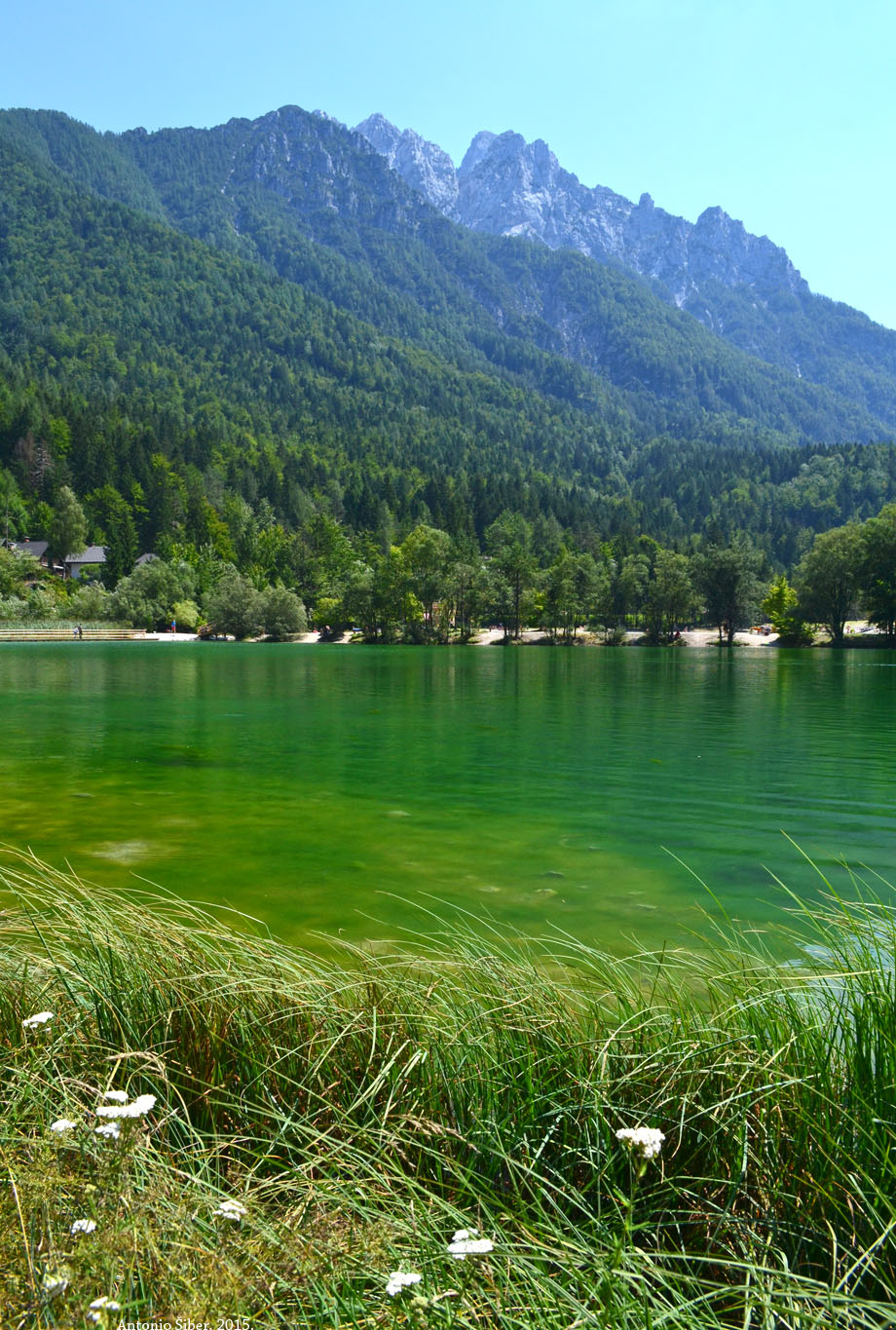 Jezero Jasna. Kranjska Gora.