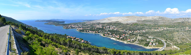 Grebaštica, Oštrica, panorama