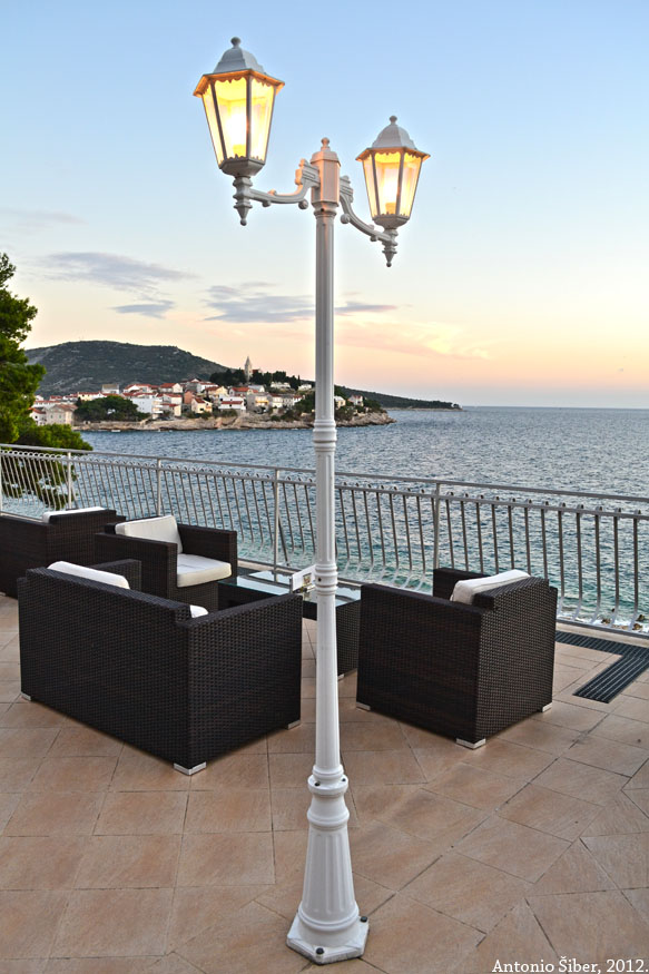 Primošten, pogled s terase hotela