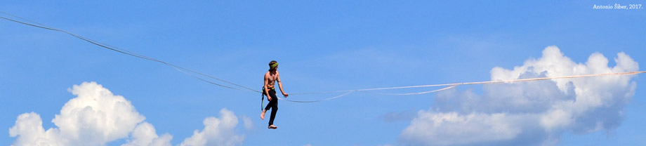 Plesač na užetu. FMF Ljubljana.