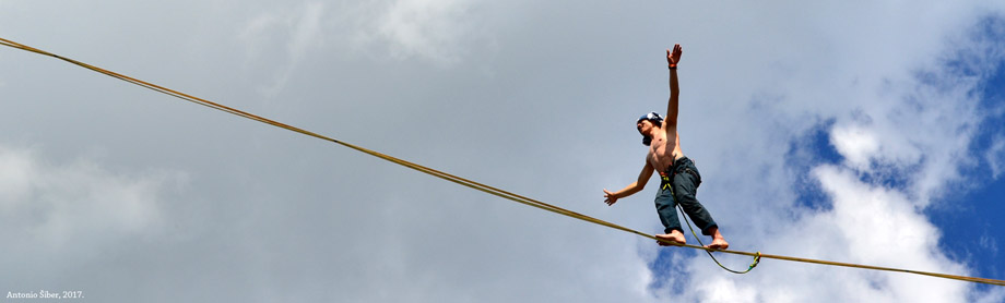 Plesač na užetu. FMF Ljubljana.