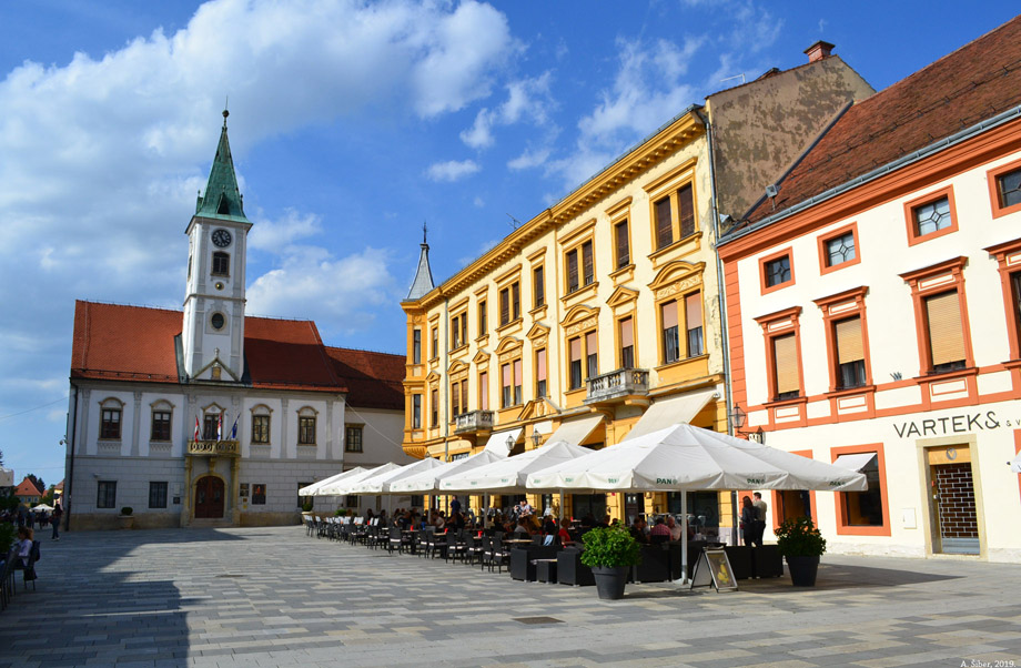 Varaždin, glavni trg.