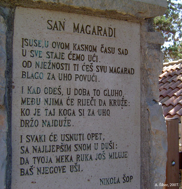 San magaradi, Nikola Šop