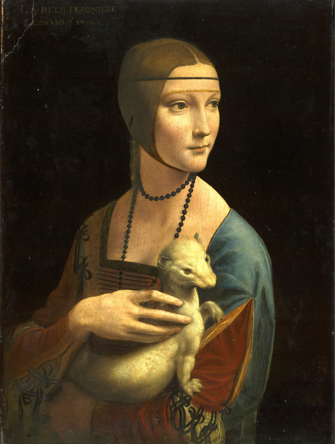 Dama s hermelinom, Leonardo