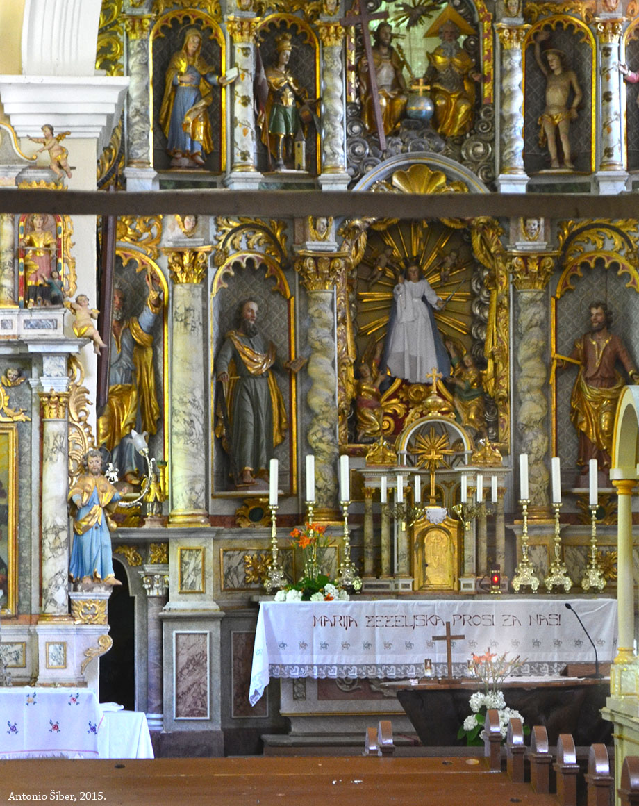 Vinica, Žeželj, crkva, oltar