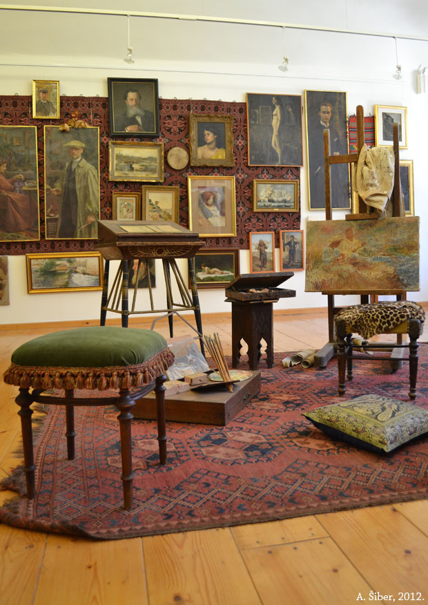 soba, atelje u rodnoj kući Vlahe Bukovca