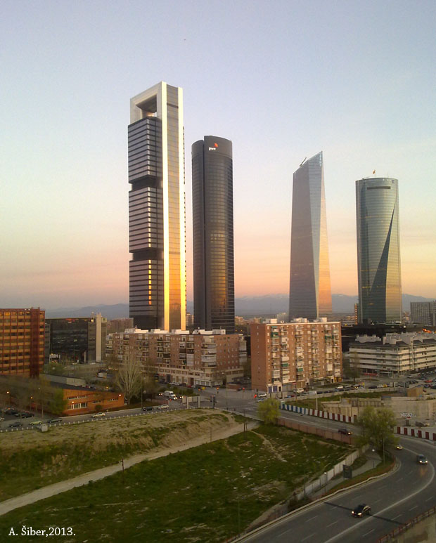 Kroz prozor hotela Chamartin