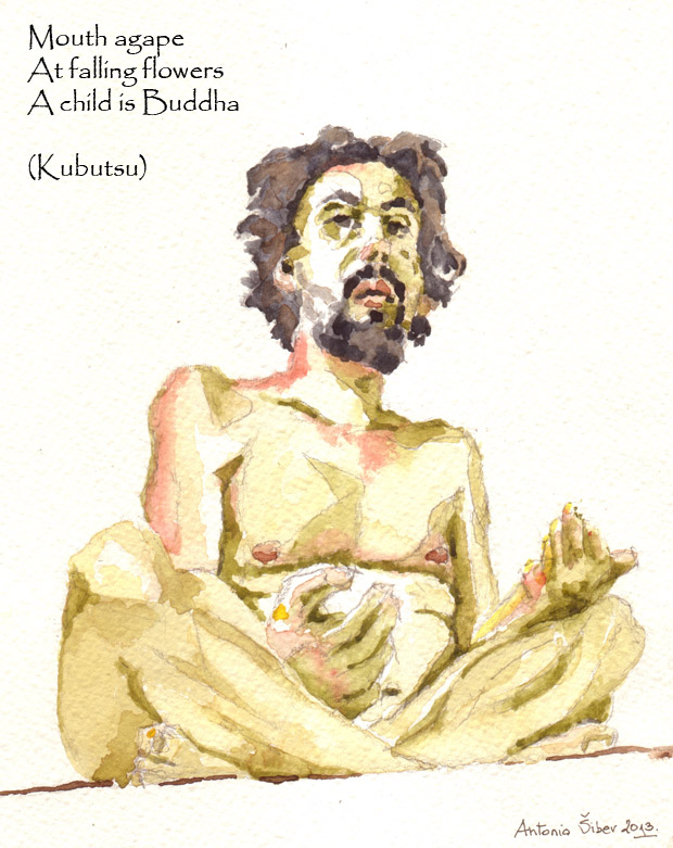 Buddha, zazen, laughter