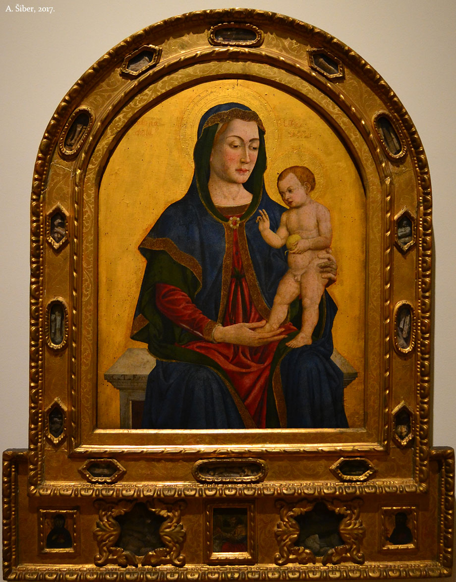 Marija s djetetom koje blagoslivlja. 1465.