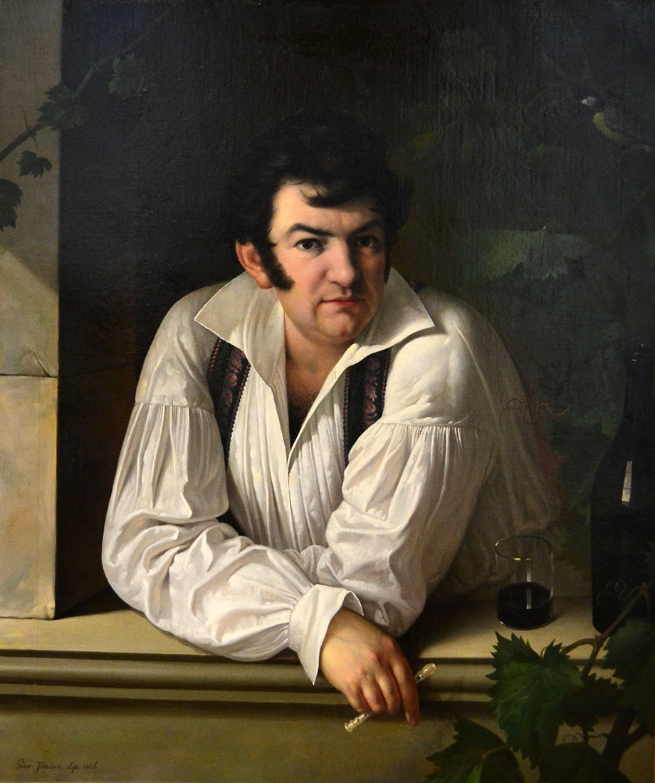 Jožef Tominc. Autoportret.