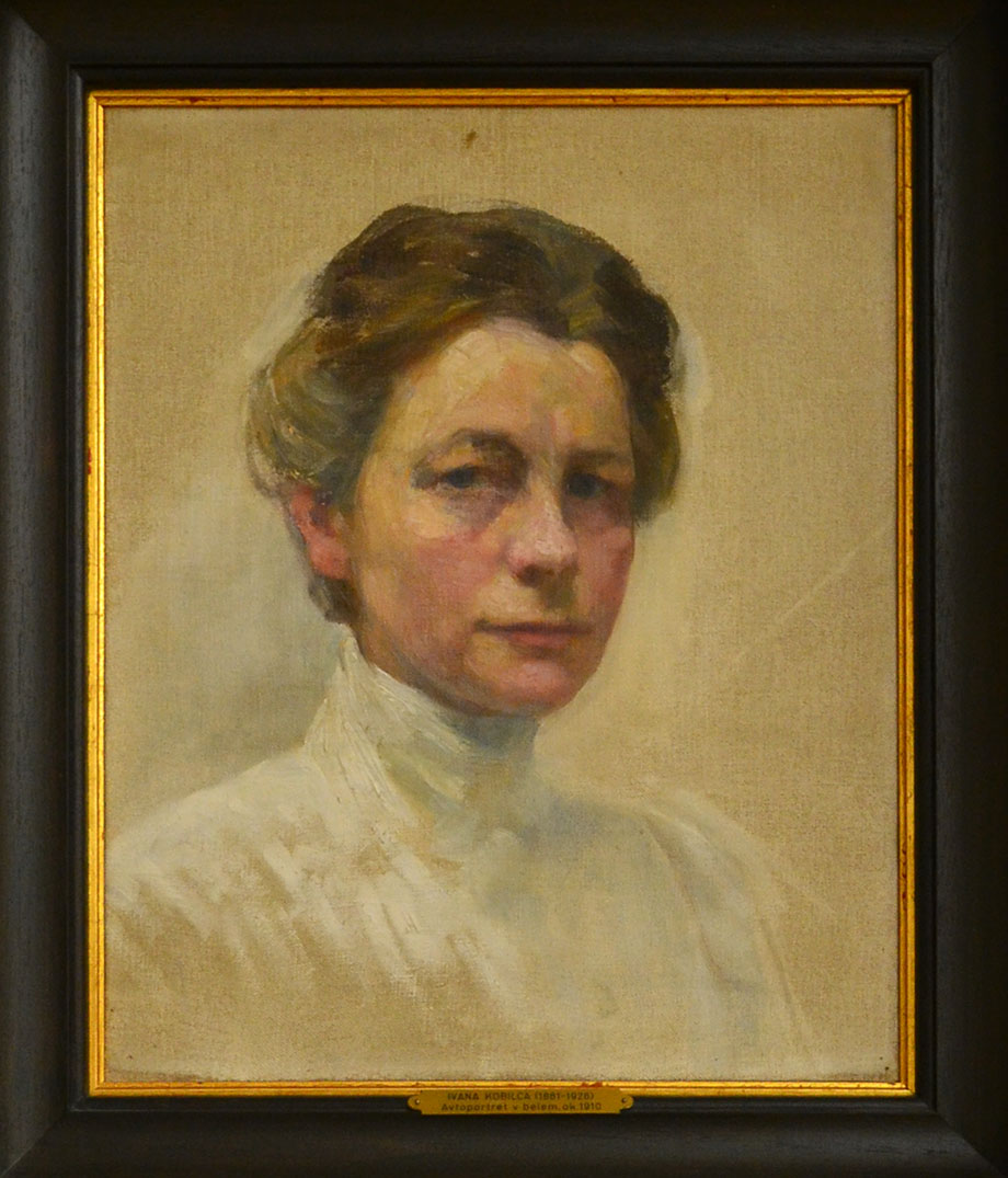 Ivana Kobilca. Autoportret.