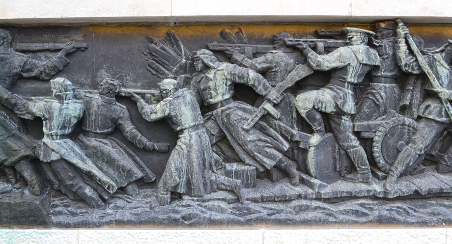 Bitka kod Batine, Augustinčić, reljef