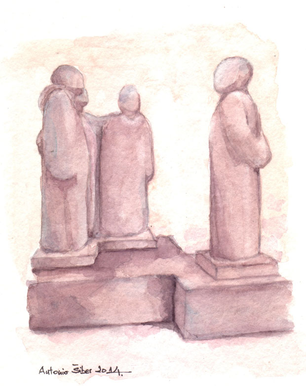 Spomenik u Pučišćima